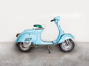 Vespa VBB 150 - Powder Blue side